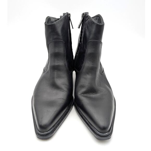 SARTO by Franco Sarto Blake Pointed Toe Bootie Women's Black Size US8.5M EU39 - Picture 2 of 14